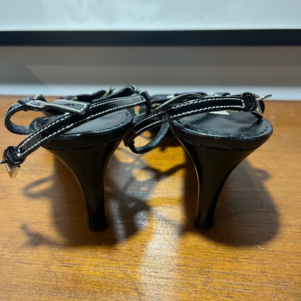 Vintage Prada Floral Heels - Picture 4 of 4
